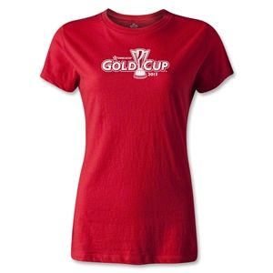 hidden CONCACAF Gold Cup 2013 Womens T Shirt (Red)
