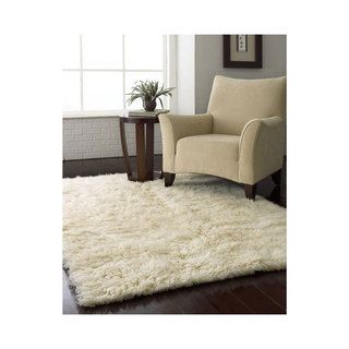 Nuloom Hand woven Supreme Flokati Shag Natural Wool Rug (5 X 7) (NaturalPattern ShagTip We recommend the use of a non skid pad to keep the rug in place on smooth surfaces.All rug sizes are approximate. Due to the difference of monitor colors, some rug c