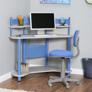 Calico Study Corner Desk   Blue   55120 BLUE