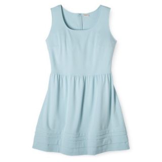 Merona Womens Plus Size Short Sleeve Ponte Dress   Blue X