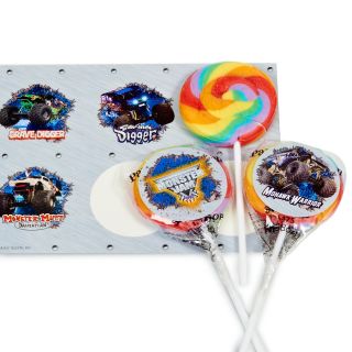 Monster Jam 3D Small Lollipop Sticker Kit