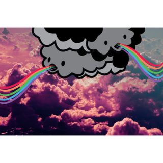 Salty & Sweet Electric Clouds Canvas Art SS010 Size 32 H x 48 W x 2 D