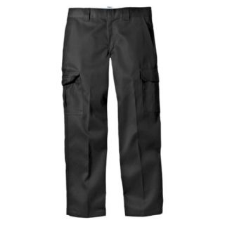 Dickies Mens Relaxed Straight Fit Cargo Work Pants   Black 40x30