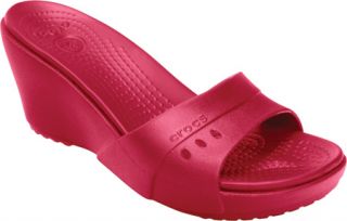 Womens Crocs Kadee Wedge   Raspberry/Raspberry Casual Shoes
