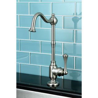 Single handle Satin Nickel Replacement Drinking Water Filteration Faucet