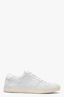 Closed Off_white Suede Low Top Sneakers