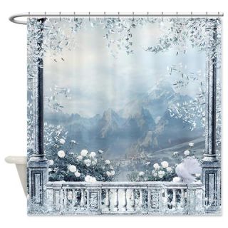  Winter Balcony View Shower Curtain  Use code FREECART at Checkout