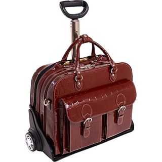Monterosso Collection San Martino Ladies Wheeled Laptop Case Cherry Red  