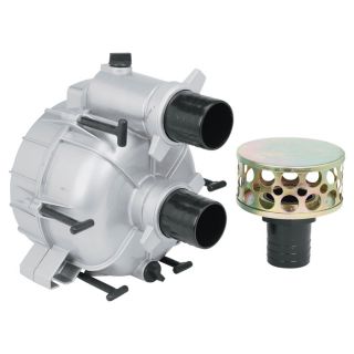 Full Trash Water Pump ONLY   For Threaded Shafts, 3 Inch Ports, 11,820 GPH