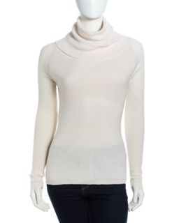 Soft Turtleneck Sweater, Ivory