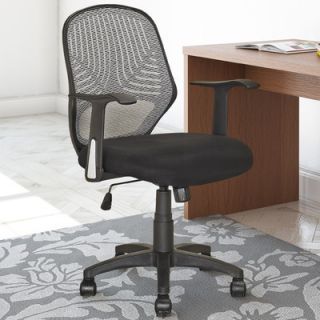dCOR design Workspace Mid Back Mesh Office Chair with Arms LOF 209 O