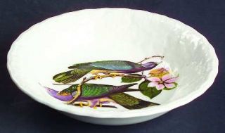 Alfred Meakin Birds Of America (White, Emboss Floral) Fruit/Dessert (Sauce) Bowl