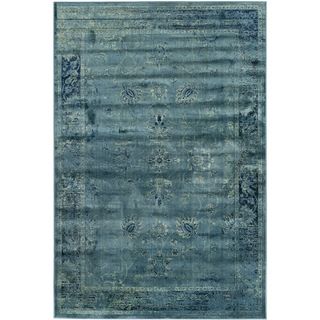 Safavieh Vintage Turquoise Viscose Rug (53 X 76)