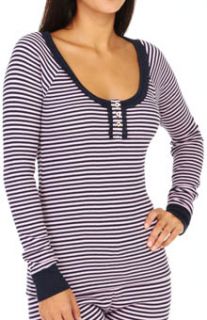 Juicy Couture 9JMS1691 Cozy Thermal Henley