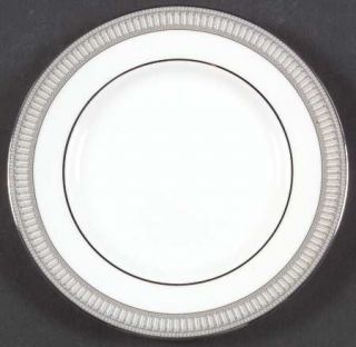 Waterford China Carina Platinum Bread & Butter Plate, Fine China Dinnerware   Gr