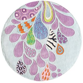Hand tufted Momeni Lil Mo Hipster Funky Rug (5 Round)