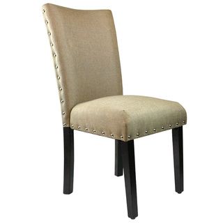 Arbonni Modern Parson Espresso Upholstery Chairs (set Of 2)