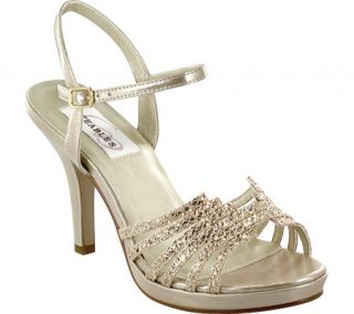Womens Dyeables Leah   Champagne Glitter High Heels