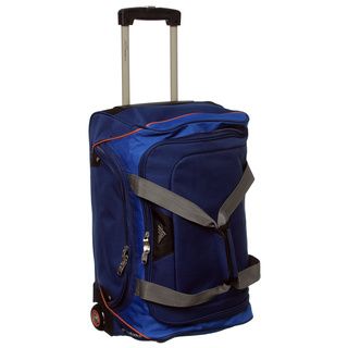 High Sierra Vapor Blue 22 inch Carry on Wheeled Upright Duffel Bag