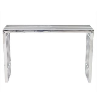 Modway Gridiron Stainless Steel Console Table Multicolor   EEI 779 SLV