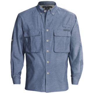 ExOfficio Super Air Strip Shirt   UPF 30+  Long Sleeve (For Men)   PICO STRIPE (L )