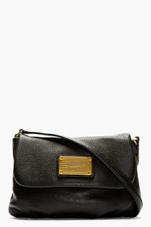 Marc By Marc Jacobs Black Pebbled Leather Classic Q Percy Shoulder Bag