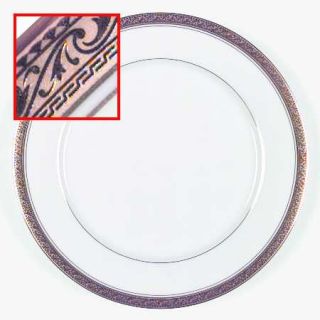 Noritake Crestwood Gold Dinner Plate, Fine China Dinnerware   Gold Band, Inner R