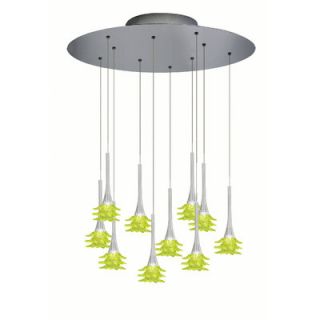 Oggetti Mimosa Suspension Lamp 35 L00 Shade Color Lime