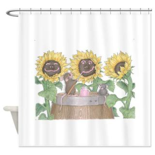  Happy Sunflowers Shower Curtain  Use code FREECART at Checkout