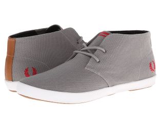 Fred Perry Byron Mid Heavy Canvas Mens Lace up casual Shoes (Gray)