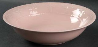  Athena Pink 9 Round Vegetable Bowl, Fine China Dinnerware   All Pink,E