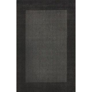 Nuloom Hand made Marrakesh Grey Border Wool Rug (6 X 9)