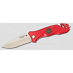 Defender Xtreme Spring assisted Fire Department Detail Handle Pocket Knife (RedFire Department design on the handleClip includedHeavy dutyXtreme spring assisted4.5 inch blade lengthMaterials Stainless steelModel W2954Before purchasing this product, plea