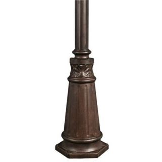 Kichler 9510BST Outdoor Light, Classic (Formal Traditional) Post Fixture Brown Stone