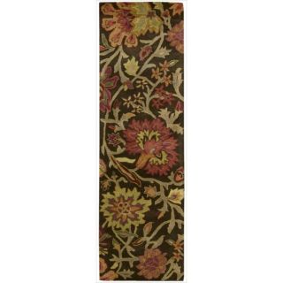 Nourison Hand tufted Jaipur Espresso Wool Rug