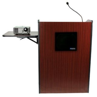 AmpliVox Sound Systems Multimedia Presentation Full Podium SN3235 Finish Mah