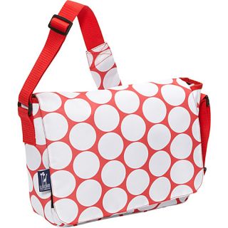 Kickstart Messenger Bag Big Dot Red & White   Wildkin Messenger Bags