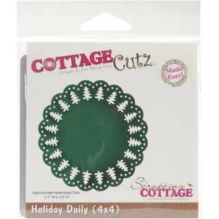 Cottagecutz Die 4x4 holiday Doily Made Easy