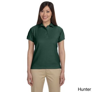 Womens Blend tek Short Sleeve Polo Shirt