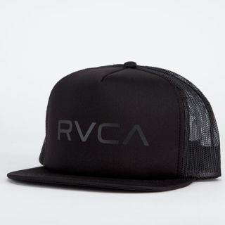 Rvca Mens Trucker Hat Black/Black One Size For Men 207209178