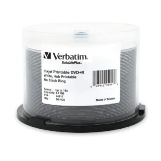Verbatim Inkjet Printable DVDR Discs