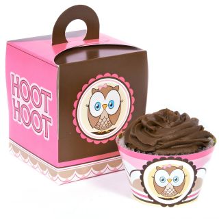 Look Whoos 1 Pink Cupcake Wrapper Combo Kit