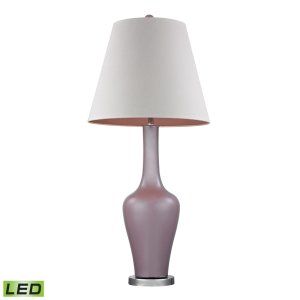 Dimond Lighting DMD D2529 LED Caistor Tall Lilac Glass Table Lamp LED