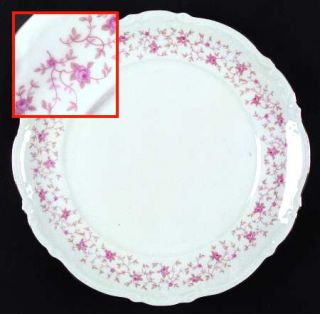 Mitterteich Lady Claire Dinner Plate, Fine China Dinnerware   Pink Roses