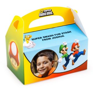 Super Mario Bros. Personalized Empty Favor Boxes
