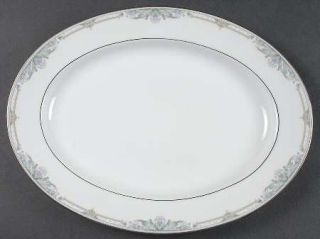 Noritake Heatherwood 11 Oval Serving Platter, Fine China Dinnerware   Legendary