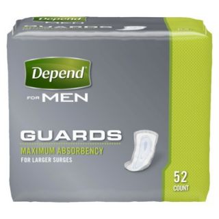 Depend Guards for Men Maximum Absorbency   104 Count