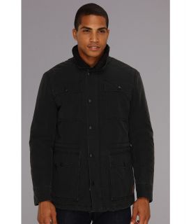 Ben Sherman Carbon Coated Four Pocket Field Jacket Mens Coat (Black)