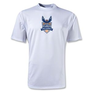 hidden Carolina Railhawks Moisture Wicking Poly T Shirt (White)