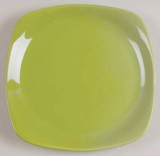 Gibson Designs Sensations Ii Olive Square Salad Plate, Fine China Dinnerware   A